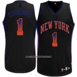 Camiseta Ambiente New York Knicks Amar'e Stoudemire #1 Negro