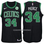 Camiseta Boston Celtics Paul Pierce #34 Statement 2017-18 Negro