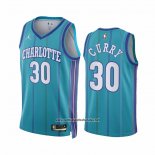 Camiseta Charlotte Hornets Dell Curry #30 Classic 2023-24 Verde
