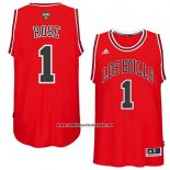 Camiseta Chicago Bulls Derrick Rose #1 Rojo