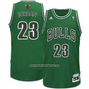 Camiseta Chicago Bulls Michael Jordan #23 Retro Patricks Day Verde