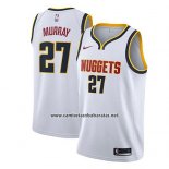 Camiseta Denver Nuggets Jamal Murray #27 Association 2018-19 Blanco