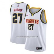 Camiseta Denver Nuggets Jamal Murray #27 Association 2018-19 Blanco