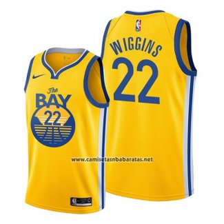 Camiseta Golden State Warriors Andrew Wiggins #22 Statement 2019-20 Amarillo