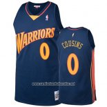 Camiseta Golden State Warriors Demarcus Cousins 2009-10 Hardwood Classics Azul