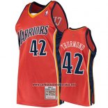 Camiseta Golden State Warriors Nathaniel Thurmond 2009-10 Hardwood Classics Naranja