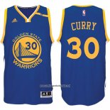 Camiseta Golden State Warriors Stephen Curry #30 Azul