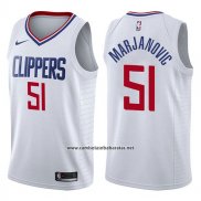 Camiseta Los Angeles Clippers Boban Marjanovic #51 Association 2017-18 Blanco