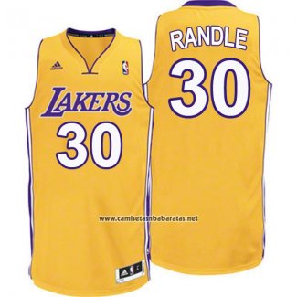 Camiseta Los Angeles Lakers Julius Randle #30 Amarillo
