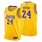 Camiseta Los Angeles Lakers Kobe Bryant Icon #24 2018-19 Amarillo