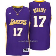 Camiseta Los Angeles Lakers Roy Hibbert #17 Violeta