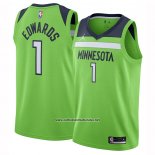 Camiseta Minnesota Timberwolves Anthony Edwards #1 Statement 2020-21 Verde
