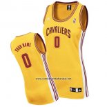 Camiseta Mujer Cleveland Cavaliers Adidas Personalizada Amarillo