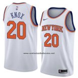 Camiseta New York Knicks Kevin Knox #20 Association 2018 Blanco