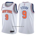 Camiseta New York Knicks Kyle O'quinn #9 Statement 2017-18 Blanco