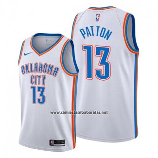 Camiseta Oklahoma City Thunder Justin Patton #13 Association Blanco