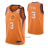 Camiseta Phoenix Suns Chris Paul #3 Statement 2021 Naranja