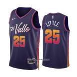 Camiseta Phoenix Suns Nassir Little #25 Ciudad 2023-24 Violeta