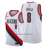Camiseta Portland Trail Blazers Trevor Ariza #8 Association 2020 Blanco