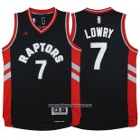 Camiseta Toronto Raptors Kyle Lowry #7 Negro