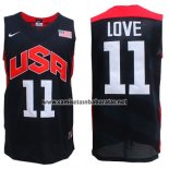 Camiseta USA 2012 Kevin Love #11 Negro