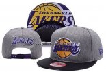 Gorra Los Angeles Lakers Gris Negro