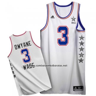 Camiseta All Star 2015 Dwyane Wade #3 Blanco