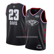 Camiseta All Star 2019 New Orleans Pelicans Anthony Davis #23 Negro