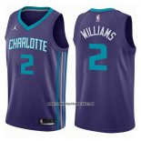 Camiseta Charlotte Hornets Marvin Williams #2 Statement 2017-18 Violeta