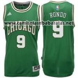 Camiseta Chicago Bulls Rajon Rondo #9 Verde