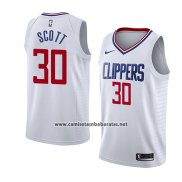 Camiseta Los Angeles Clippers Mike Scott #30 Association 2018 Blanco