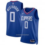 Camiseta Los Angeles Clippers Russell Westbrook #0 Icon 2022-23 Azul
