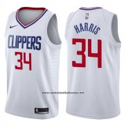 Camiseta Los Angeles Clippers Tobias Harris #34 Association 2017-18 Blanco