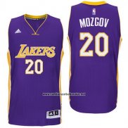Camiseta Los Angeles Lakers Timofey Mozgov #20 Violeta