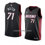 Camiseta Miami Heat Yante Maten #71 Icon 2018 Negro