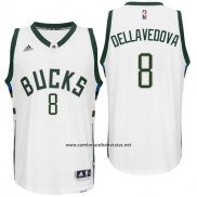 Camiseta Milwaukee Bucks Matthew Dellavedova #8 Blanco
