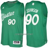 Camiseta Navidad 2016 Boston Celtics Amir Johnson #90 Veder