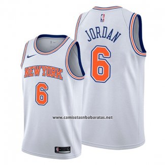 Camiseta New York Knicks Deandre Jordan #6 Statement Blanco