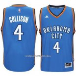 Camiseta Oklahoma City Thunder Nick Collison #4 Azul