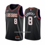 Camiseta Phoenix Suns Frank Kaminsky Iii #8 Ciudad Negro