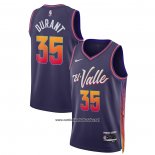 Camiseta Phoenix Suns Kevin Durant #35 Ciudad 2023-24 Violeta