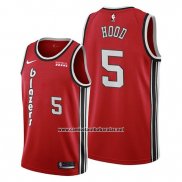 Camiseta Portland Trail Blazers Rodney Hood #5 Classic Edition Rojo