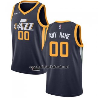 Camiseta Utah Jazz Nike Personalizada 17-18 Negro