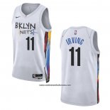 Camiseta Brooklyn Nets Kyrie Irving #11 Ciudad 2022-23 Blanco