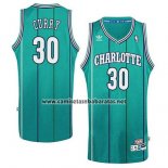 Camiseta Charlotte Hornets Dell Curry #30 Retro Verde