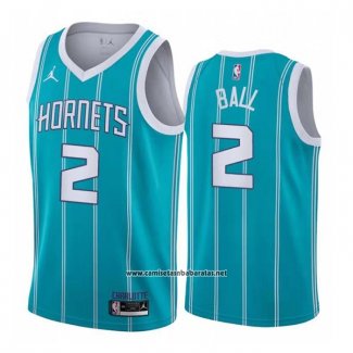 Camiseta Charlotte Hornets LaMelo Ball #2 Icon 2020-21 Verde