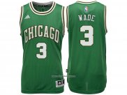 Camiseta Chicago Bulls Dwyane Wade #3 Verde