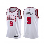 Camiseta Chicago Bulls Nikola Vucevic #9 Association Blanco