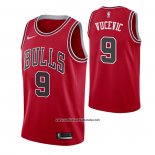 Camiseta Chicago Bulls Nikola Vucevic #9 Icon 2020-21 Rojo