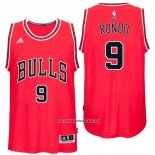 Camiseta Chicago Bulls Rajon Rondo #9 Rojo